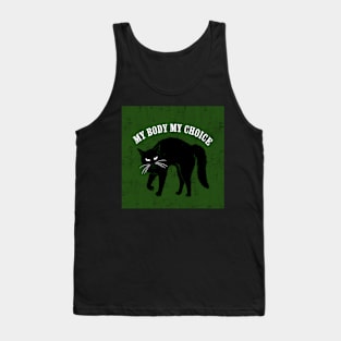 My Choice Green Background Tank Top